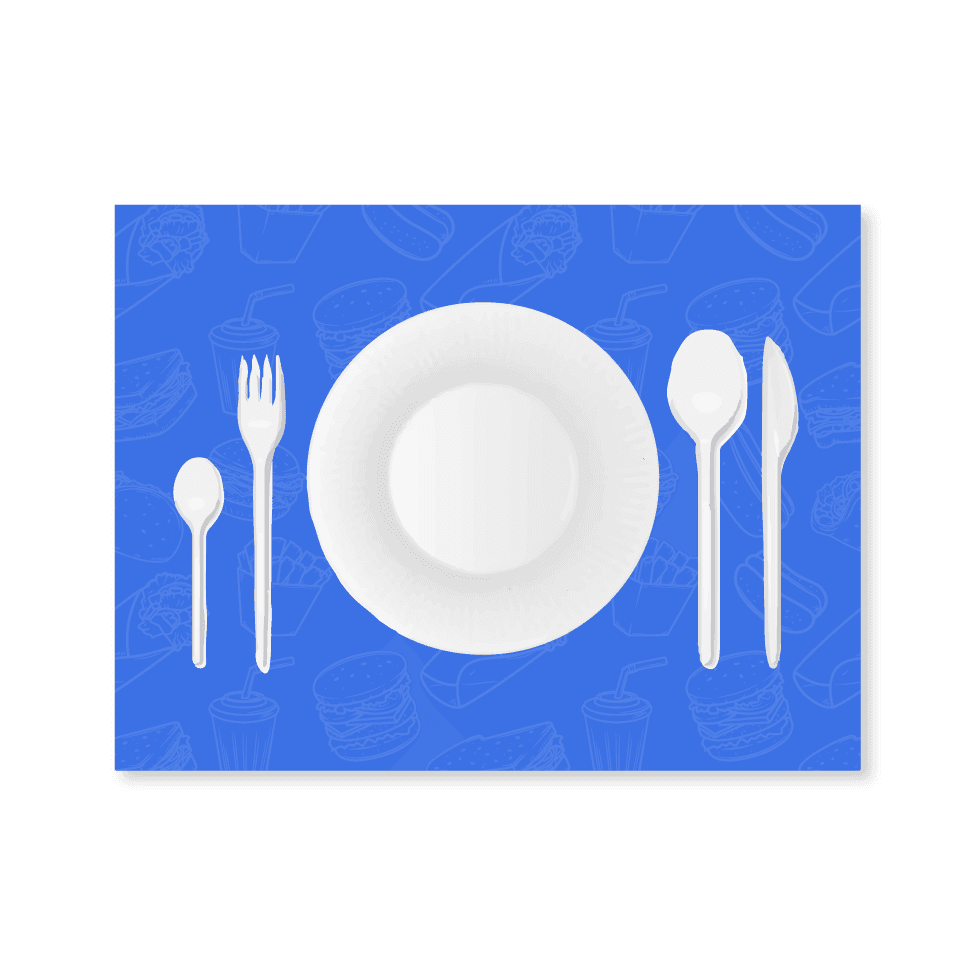Restaurant table paper